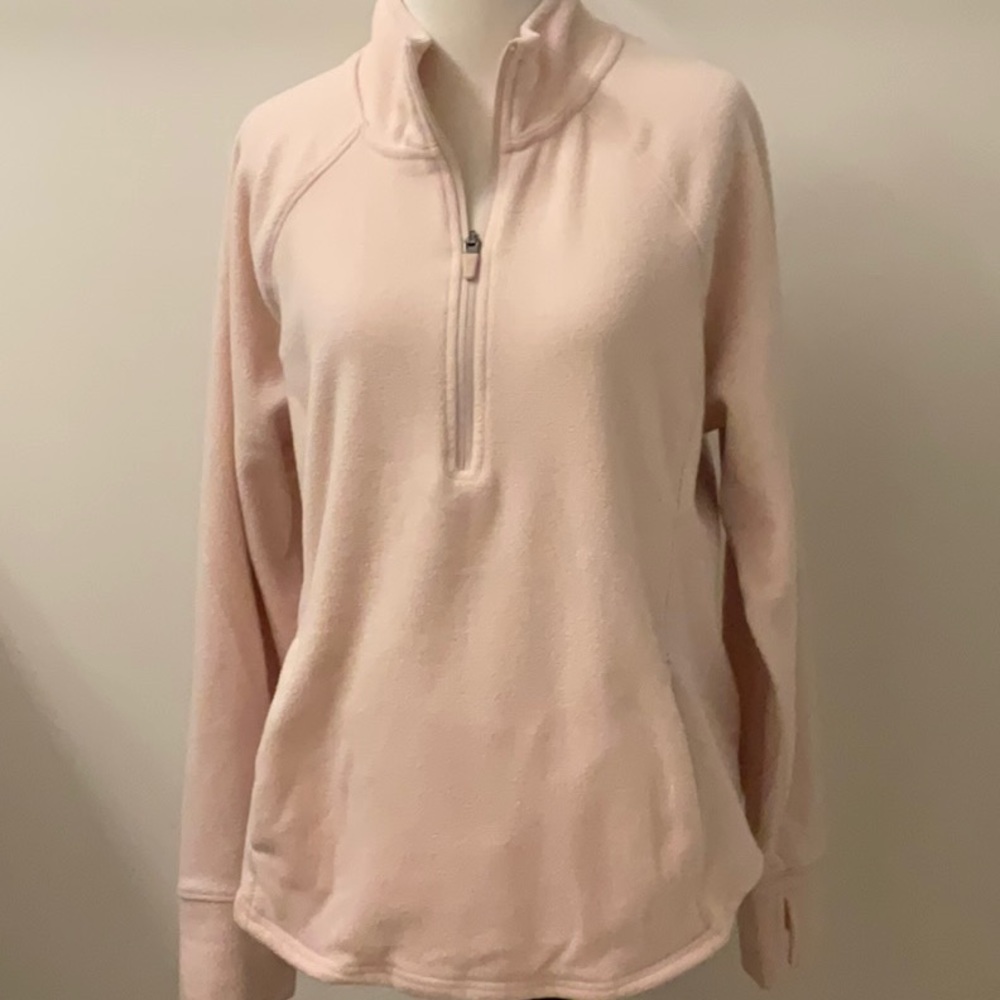Old Navy - TOP - Microfleece - Pink - Women’s Size LP - 1/4 Zip Pullover